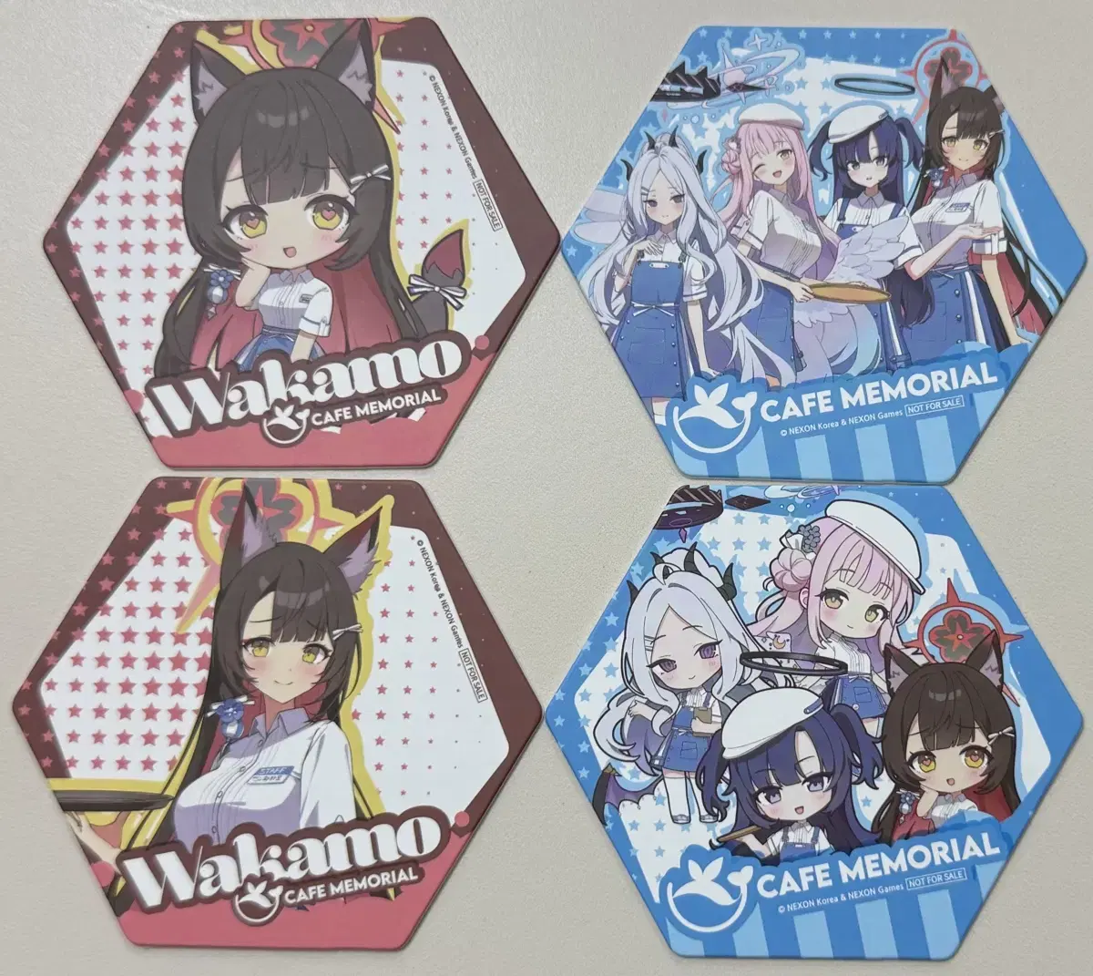 Blue Archive Cafe Memorial ブルアカ アクスタ ヒナ Blue Archive Cafe Memorial Hina Set on Bunjang Global Site.